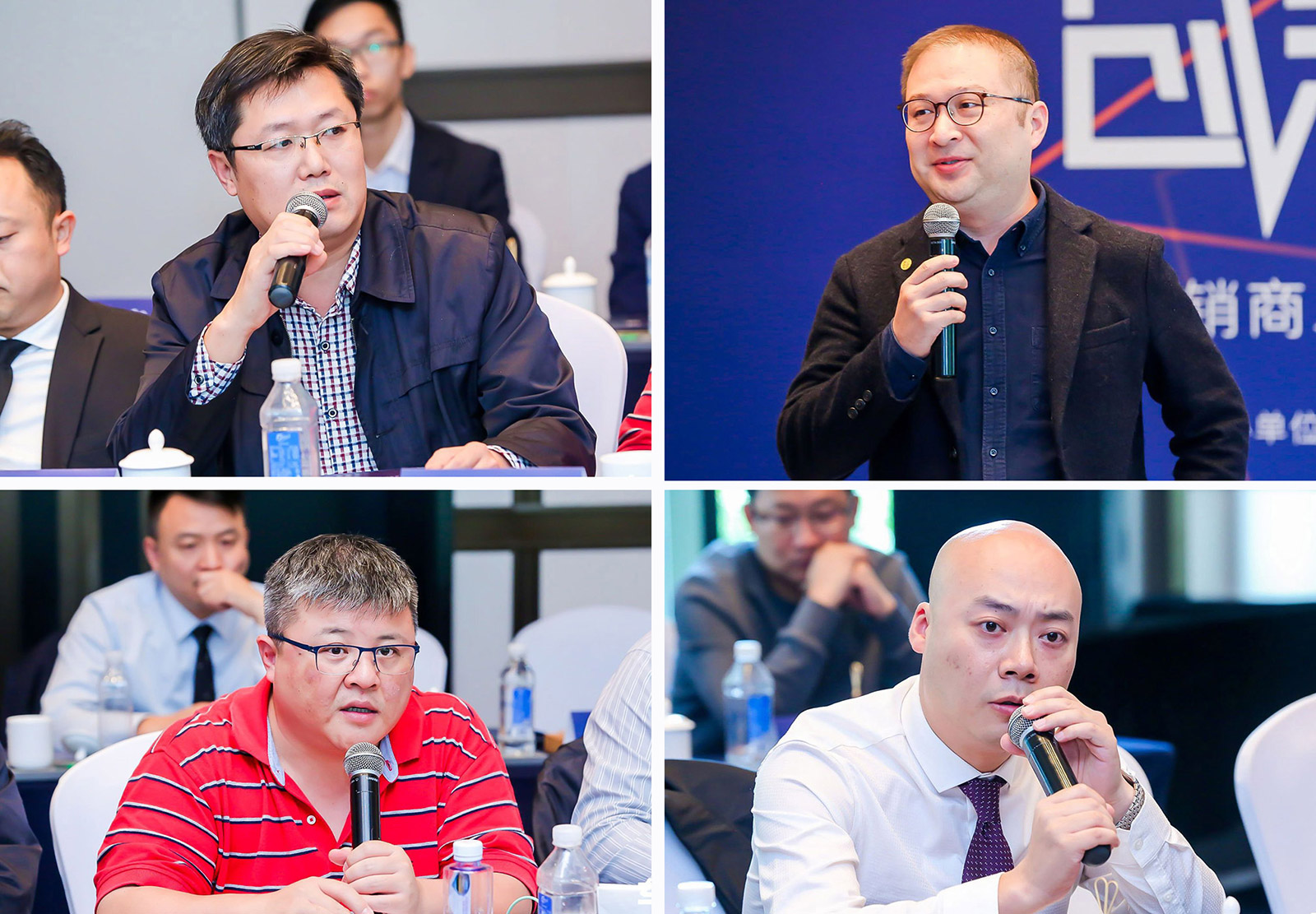 8、重庆百事达汽车二手车总监姜立成（左上）、仁孚中国二手车业务副总经理詹育鸣（右上）、润雅信息技术（上海）有限公司咨询合伙人成晨（左下）、重庆商社首汽汽车租赁有限公司财务总监陈实（右下）.jpg